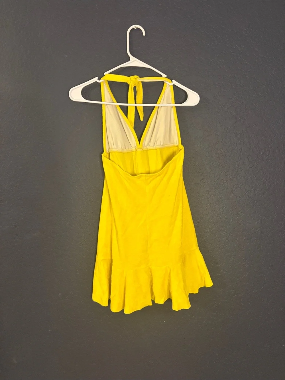 Ralph Lauren Yellow Halter Sundress-Style Camisole